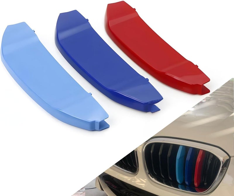 WITRRTIW Automotive grille Insert Trims Strips Front Center Kidney Grilles Compatible with 2018-2021 BMW G01 X3 7-Beam grille insert accessories - Image 1